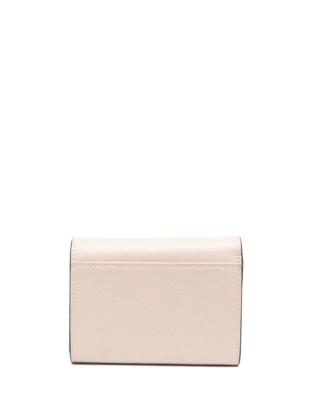 Shop Furla Logo-plaque Leather Wallet In Pink