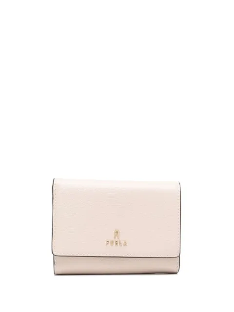 Furla logo-plaque leather wallet