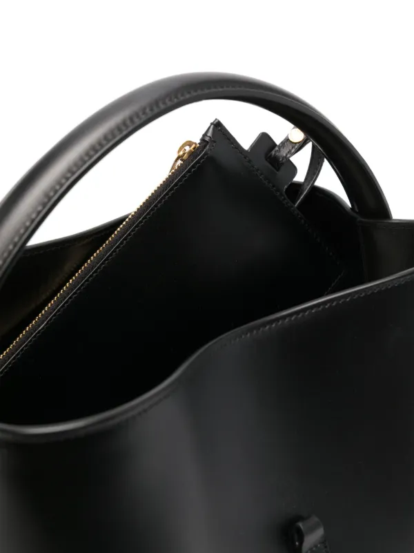 【Saint Laurent】レザーバケットバッグ ブラック Saint Laurent Le 37 バケットバッグ | ブラック | FARFETCH JP