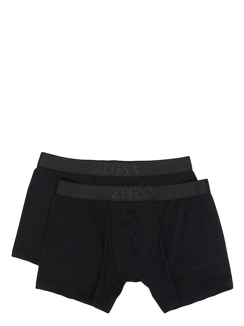 Zegna Set aus zwei Shorts mit Logo
