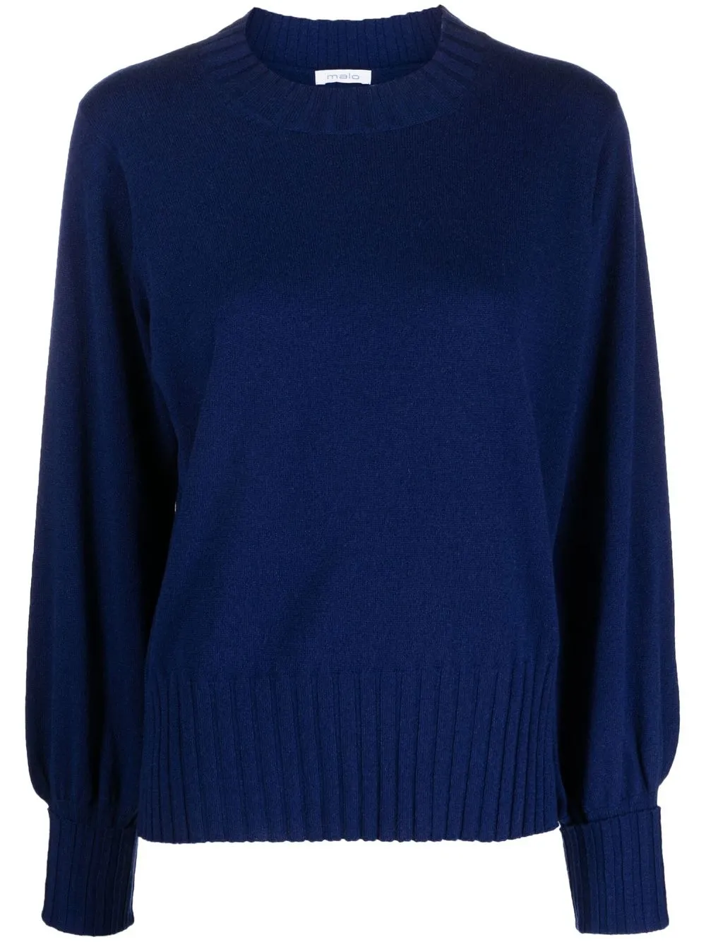 

Malo crew-neck cashmere jumper - Blue