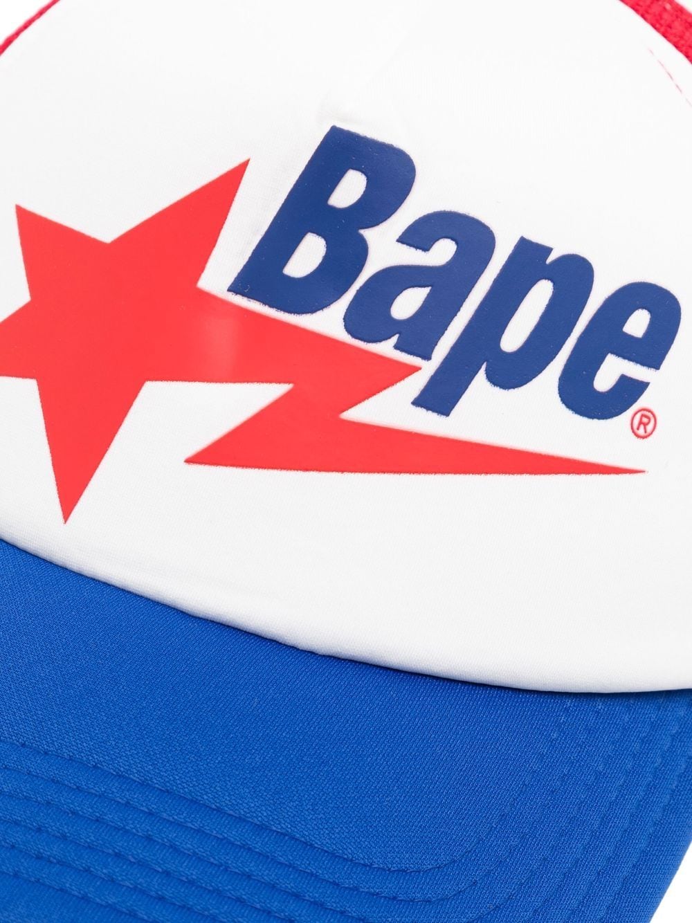 A BATHING APE® Pet met logoprint - Blauw