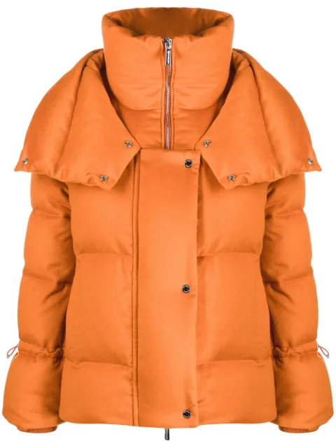 Moorer padded hooded jacket