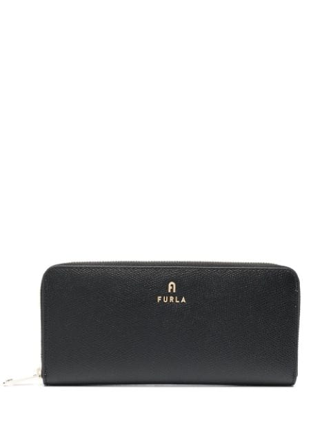 Furla logo-lettering leather wallet