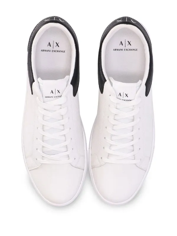 Armani Exchange logo print low top Sneakers Farfetch