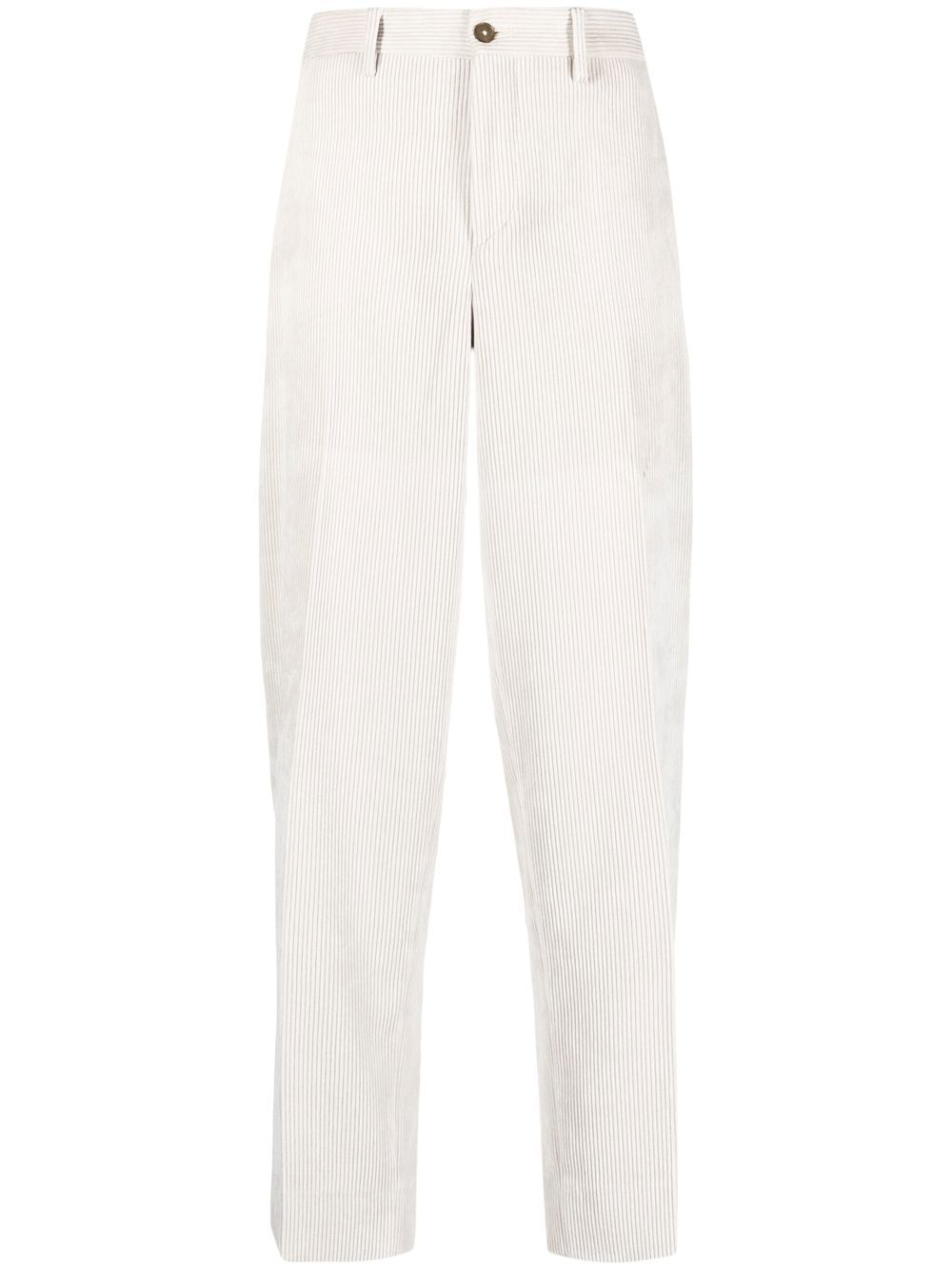 straight-leg corduroy trousers