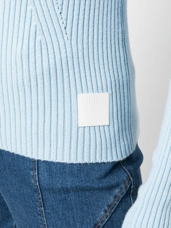 MARC JACOBS マークジェイコブス タートルネック ニットセーター ブルー レディース Marc Jacobs タートルネック セーター | ブルー | FARFETCH JP