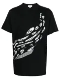 Alexander McQueen skeleton-print short-sleeved T-shirt - Black