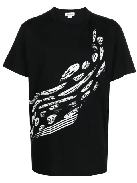 Alexander McQueen skeleton-print short-sleeved T-shirt
