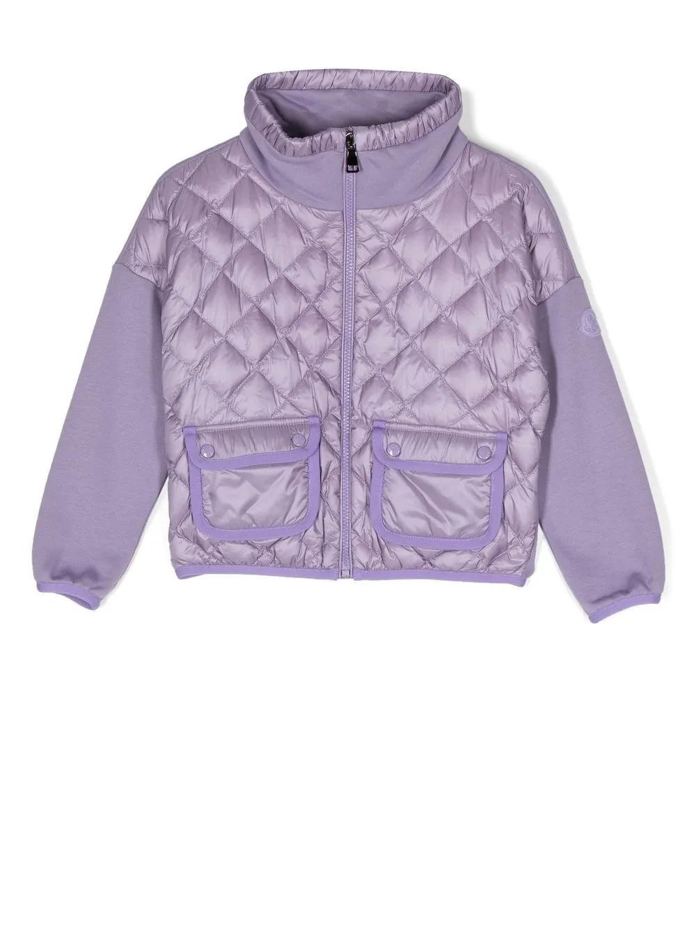 

Moncler Enfant padded long-sleeve jacket - Purple