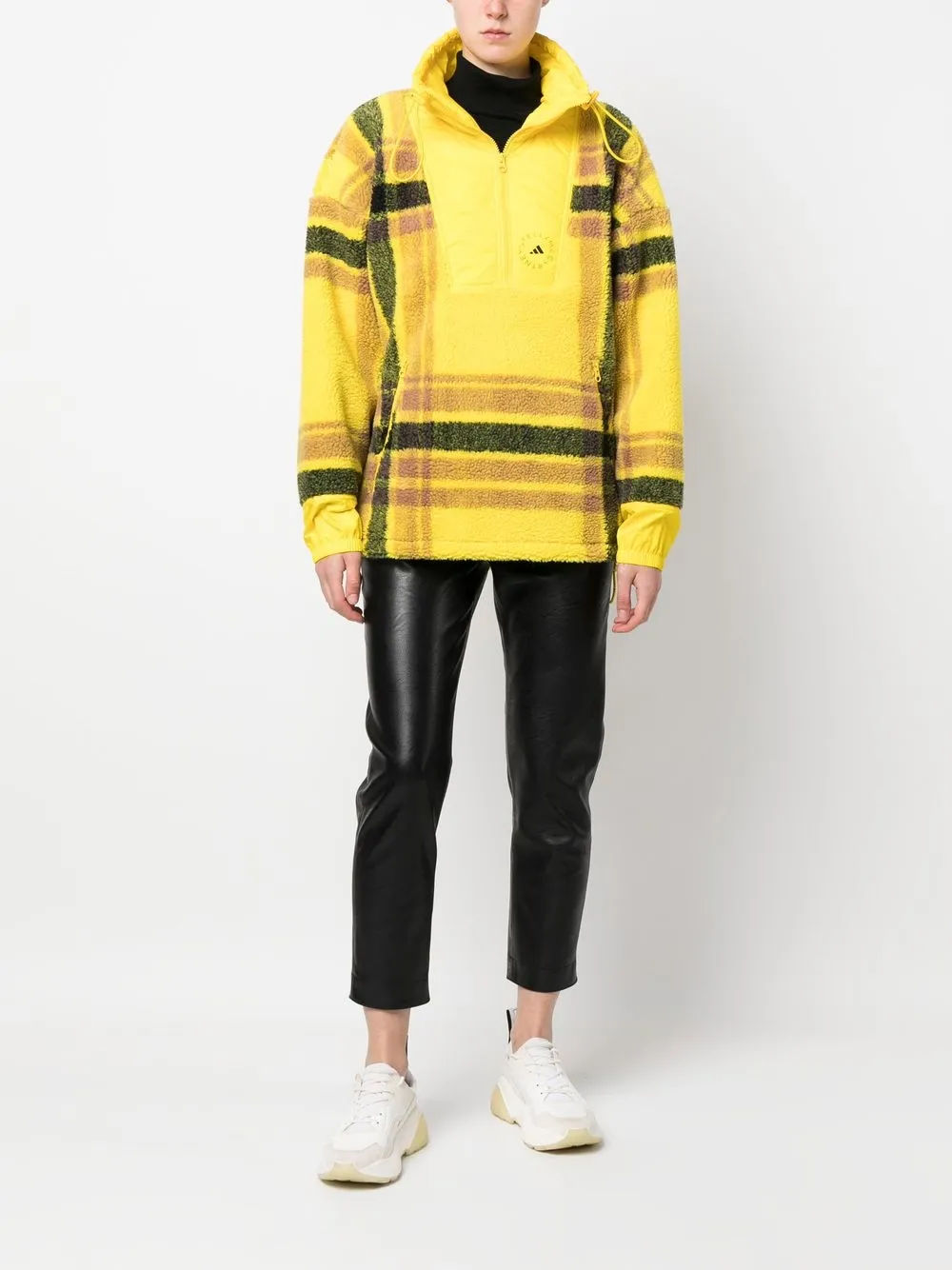 Adidas By Stella McCartney logo-print half-zip Jacket - Farfetch