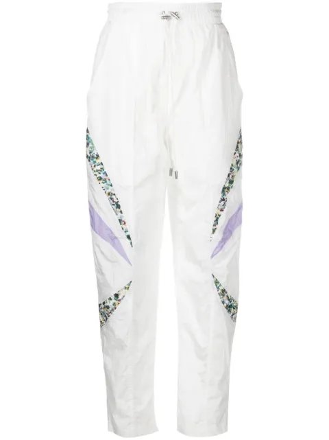 MARANT ÉTOILE contrast-panel drawstring trousers