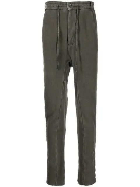 Masnada drawstring-waist drop-crotch trousers 