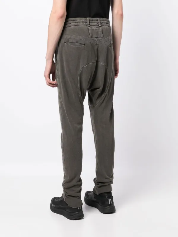 Masnada drawstring-waist drop-crotch Trousers | Grey | FARFETCH ID