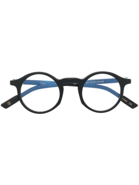 Lesca round-frame optical glasses 