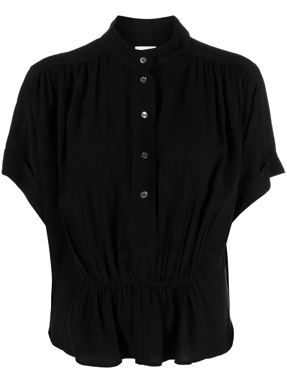 

Isabel Marant Étoile top con detalle fruncido - Negro