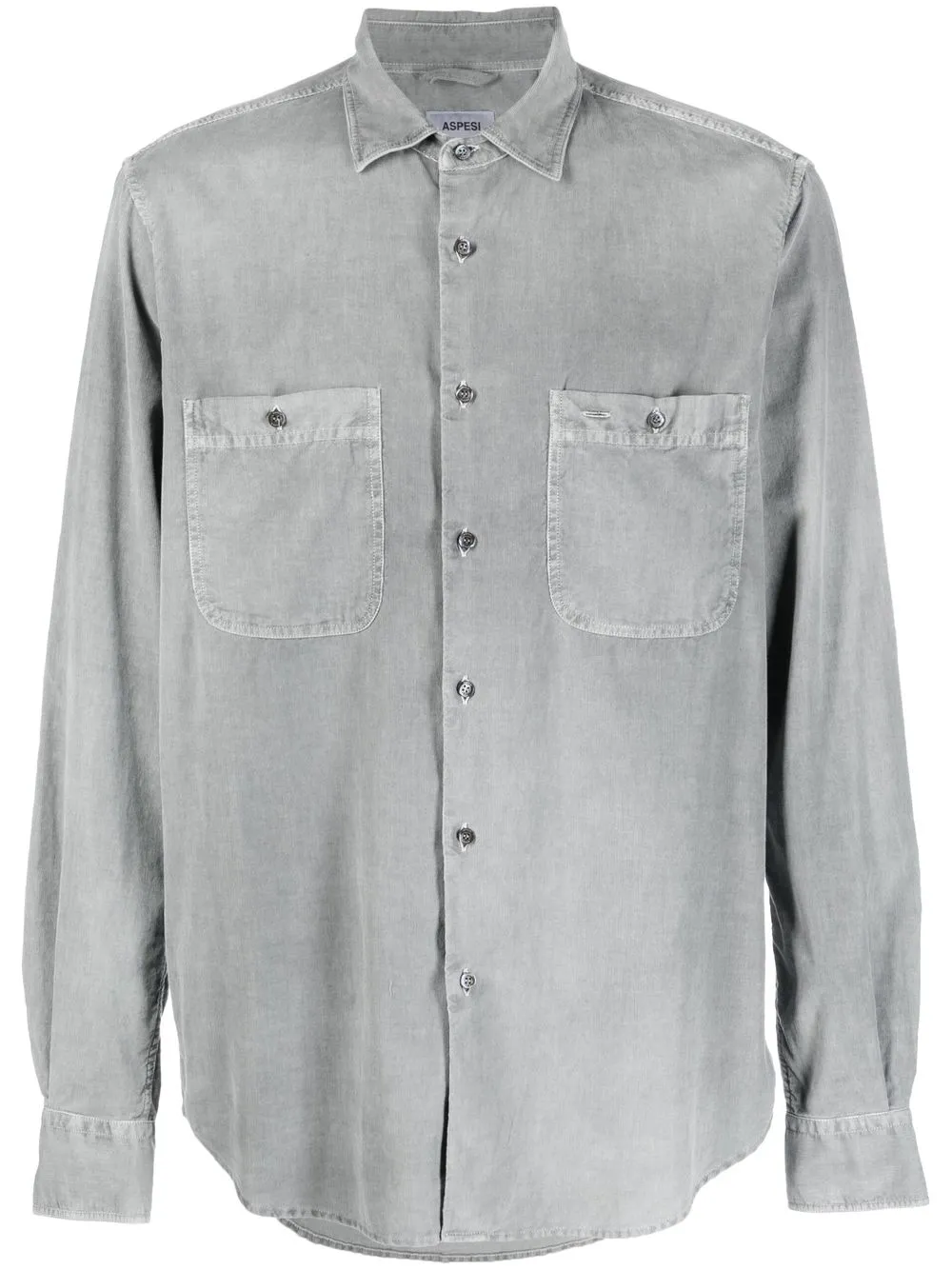 

ASPESI chest patch-pocket shirt - Grey