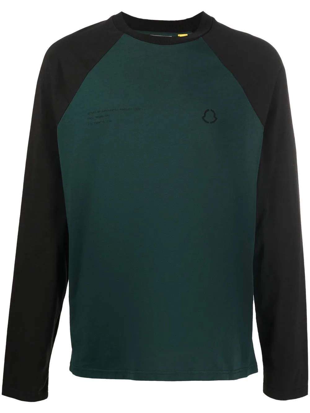 Moncler logo-print jersey top - Green