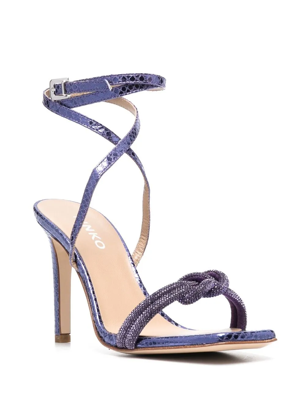 PINKO Leren stiletto pumps - Paars