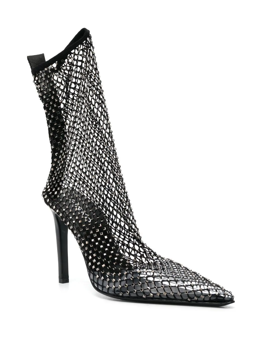 PINKO mesh ankle boots - Zwart