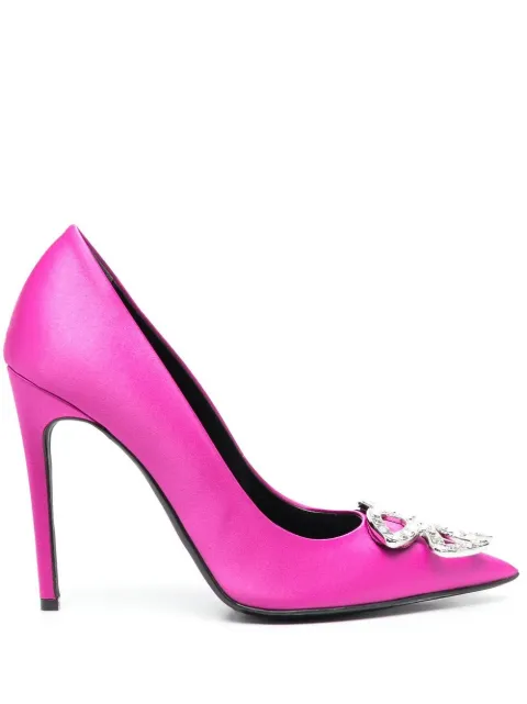 PINKO crystal-embellished 110mm pumps