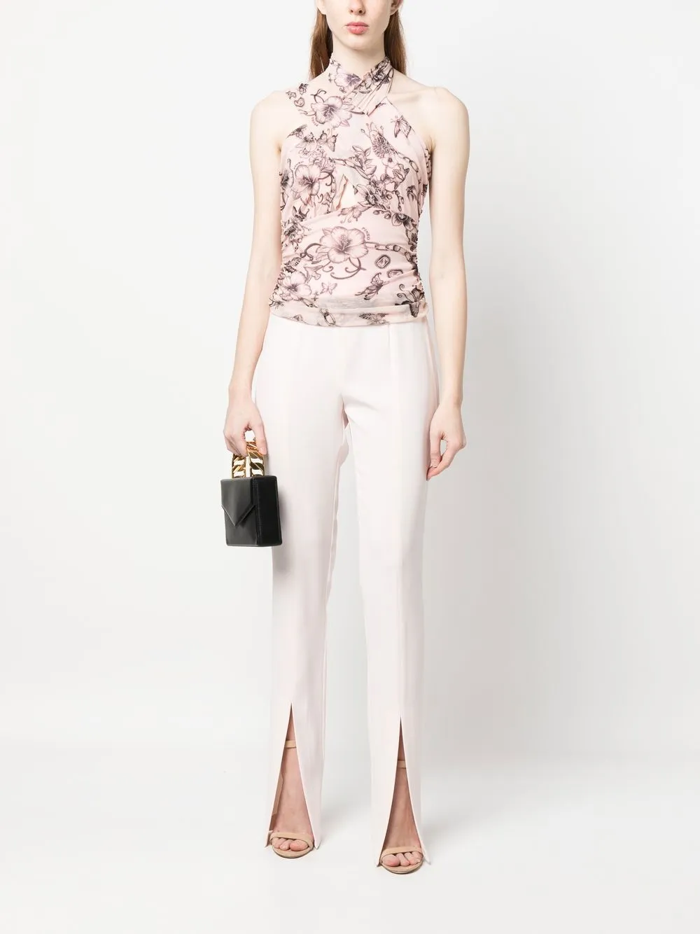 PINKO Asymmetrische blouse - Beige