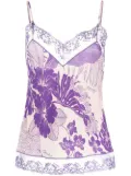 PINKO printed lace-embroidery top - Neutrals