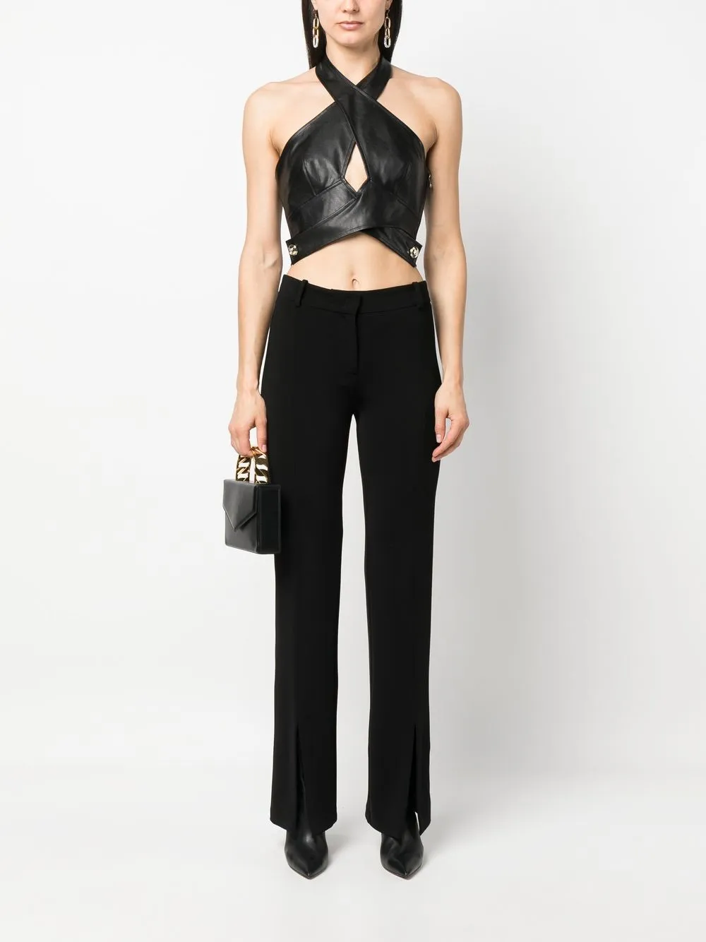 PINKO Cropped top - Zwart