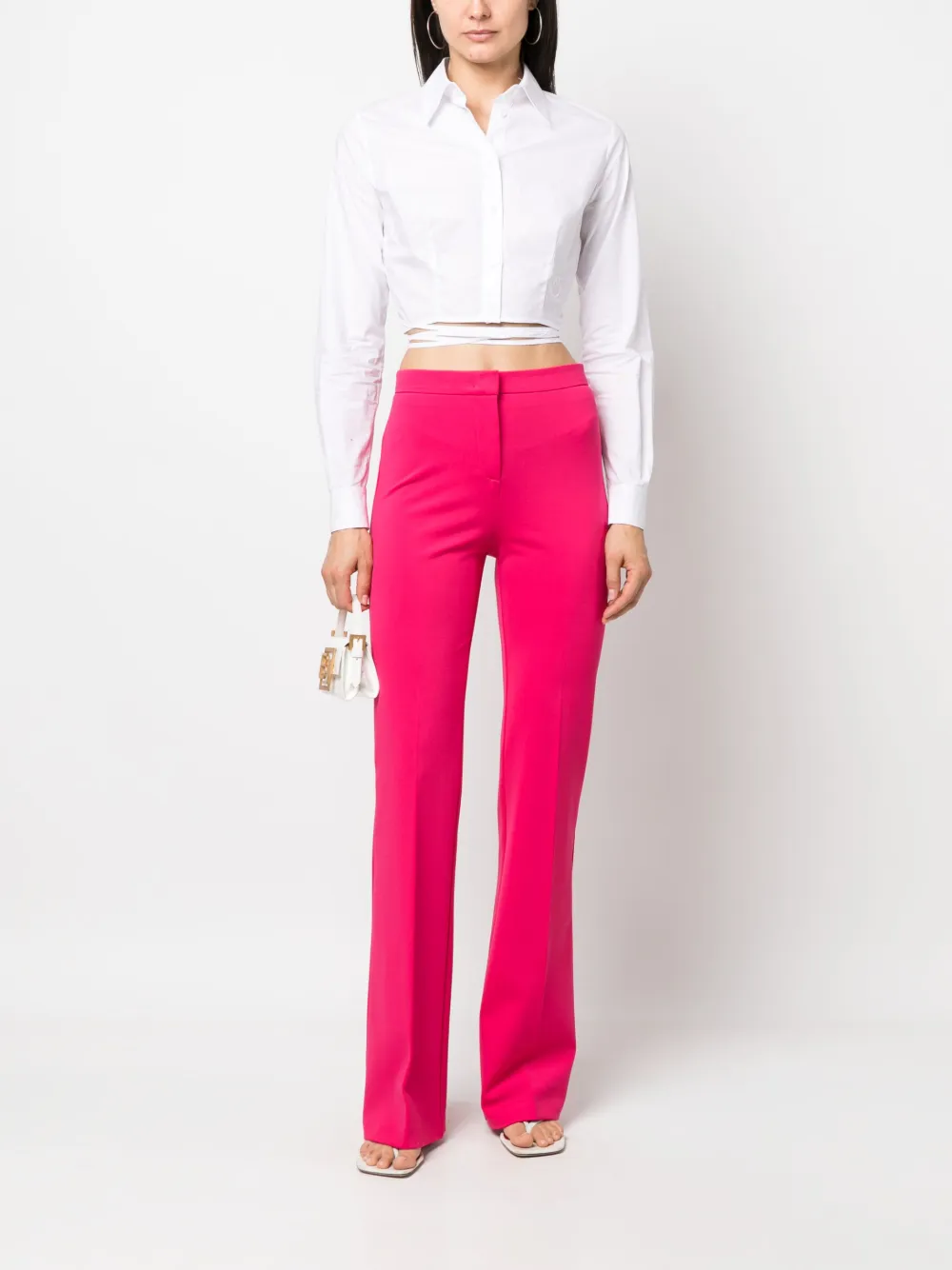 PINKO Flared pantalon - Roze