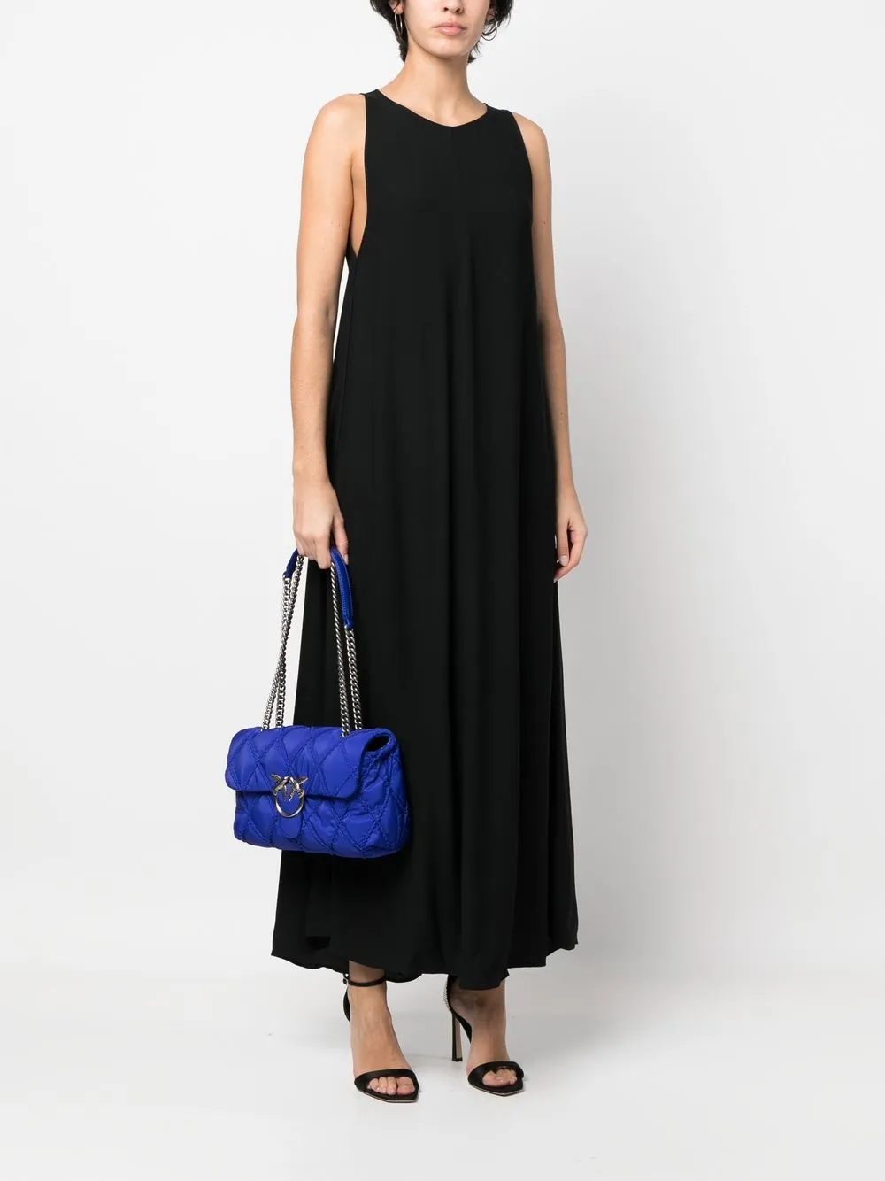 PINKO Love gewatteerde schoudertas - Blauw