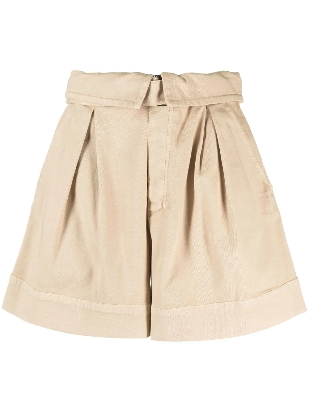 

PINKO Judo pleated shorts - Neutrals