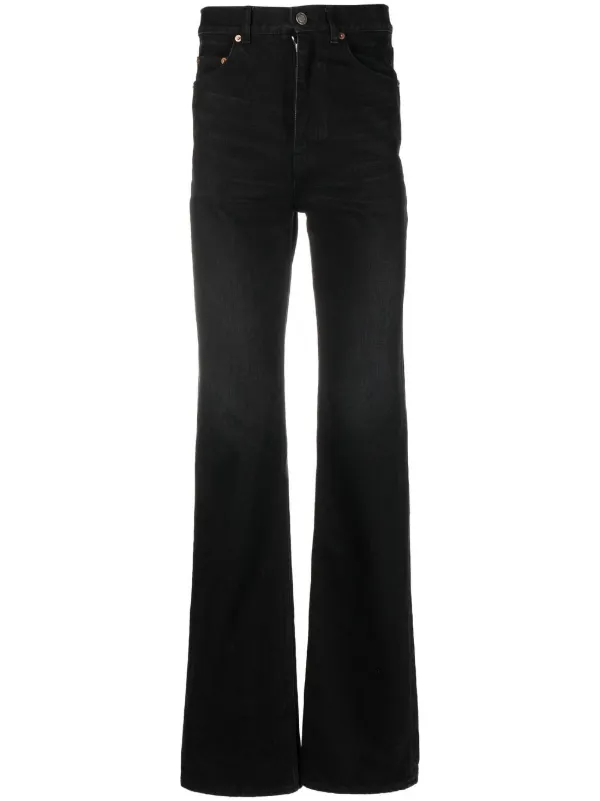 Saint Laurent 70's High Waisted Jeans - Farfetch