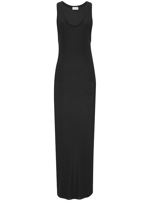 Saint Laurent semi-sheer sleeveless dress