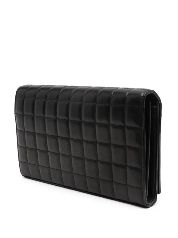 ヘアアクセサリー Saint Laurent Black Cassandre chain clutch bag Saint Laurent Cassandre Chain Pouch in Lambskin | Saks Fifth
