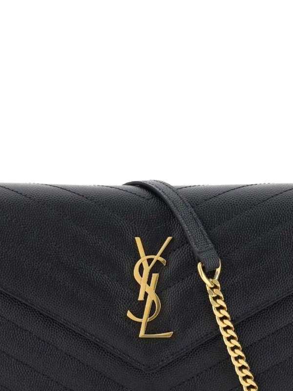 ★Saint Laurent★ロゴ プレート スモール ショルダーバッグ Saint Laurent ロゴプレート ショルダーバッグ | ブラック