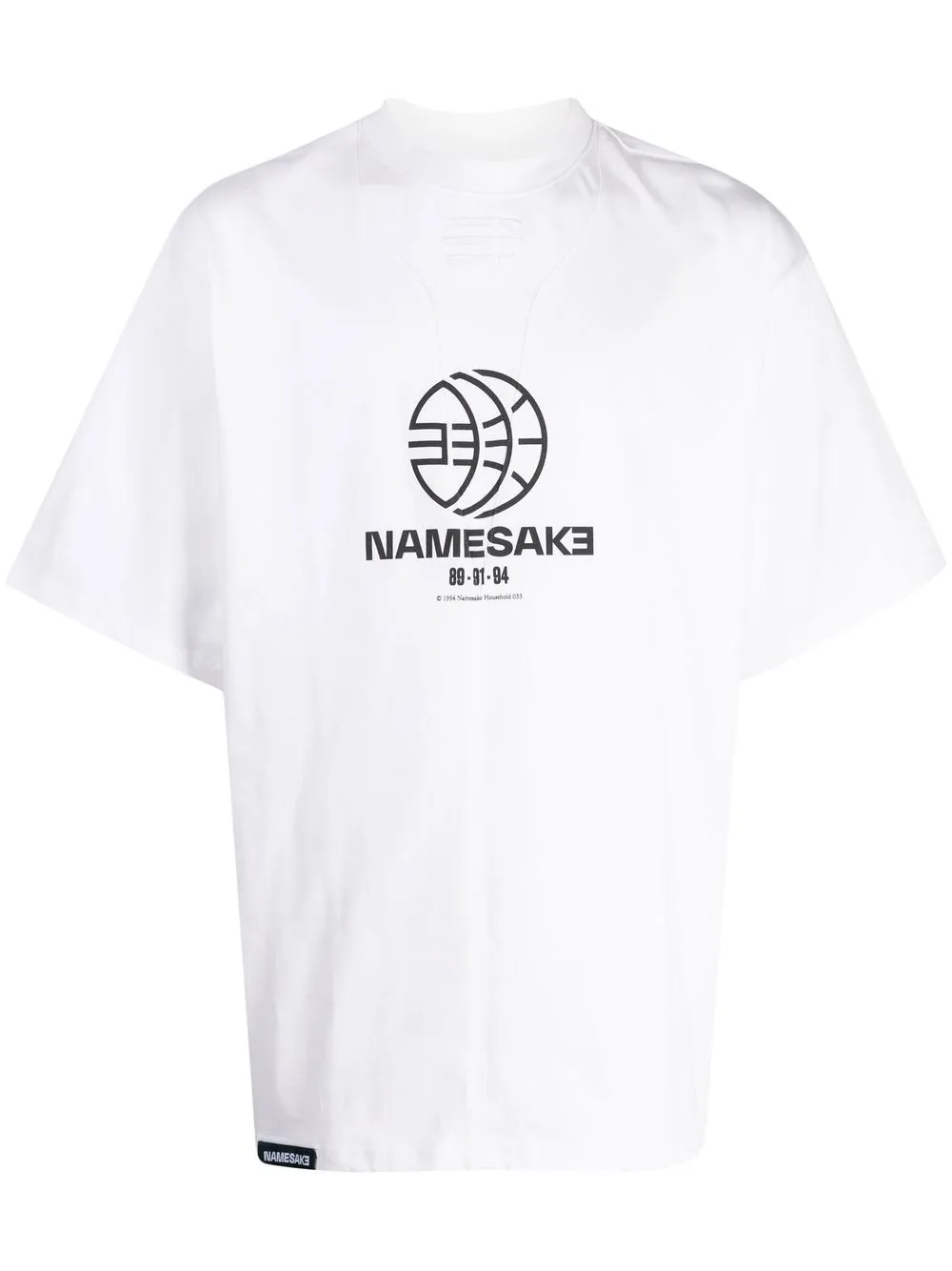 

NAMESAKE playera con logo estampado - Blanco