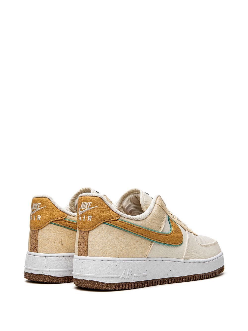 Shop Nike Air Force 1 '07 Prm "happy Pineapple" Sneakers In Brown