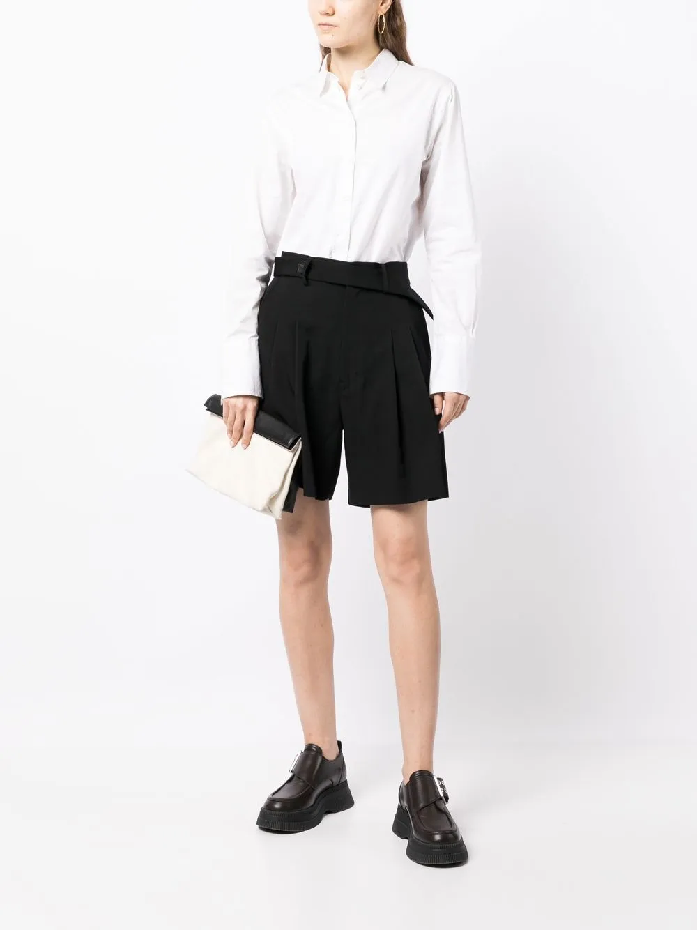 Yohji Yamamoto Tuck short-pants - Farfetch