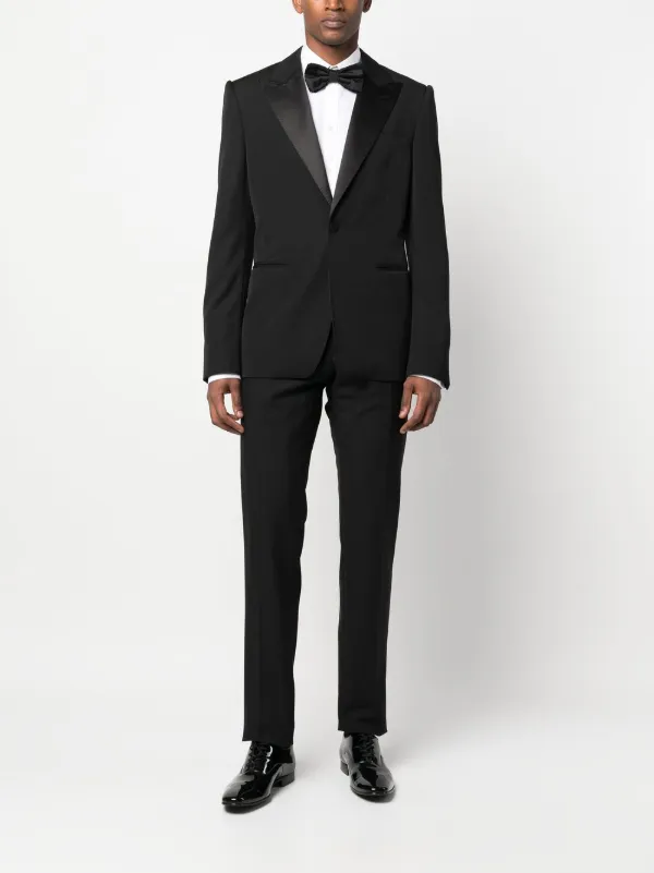 Alexander McQueen シルクラペル ジャケット | ブラック | FARFETCH JP