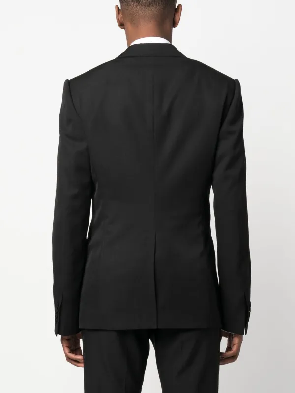 Alexander McQueen シルクラペル ジャケット | ブラック | FARFETCH JP