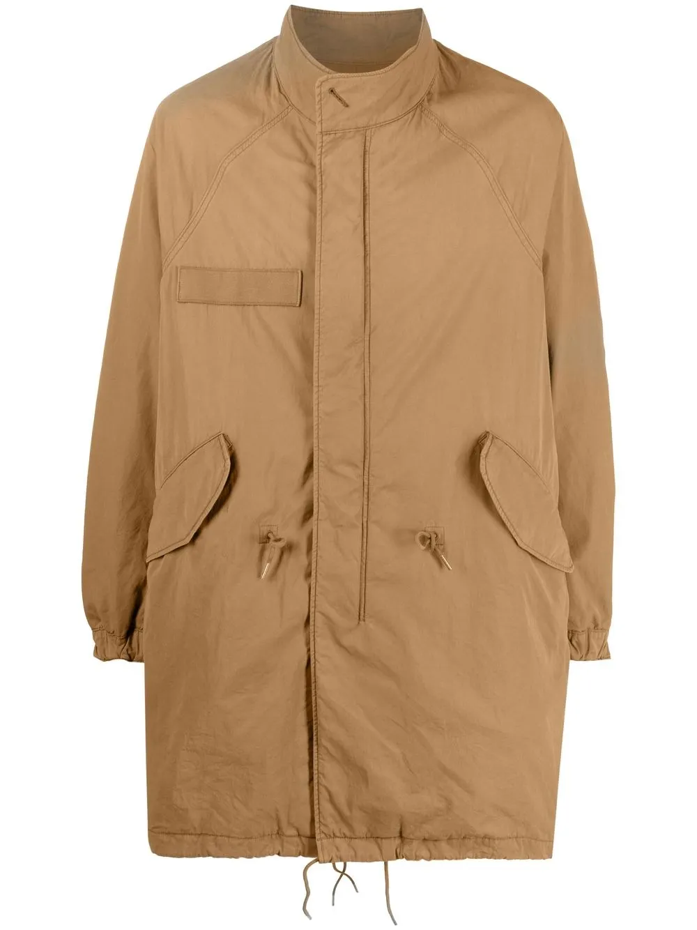 

visvim concealed-front parka coat - Brown