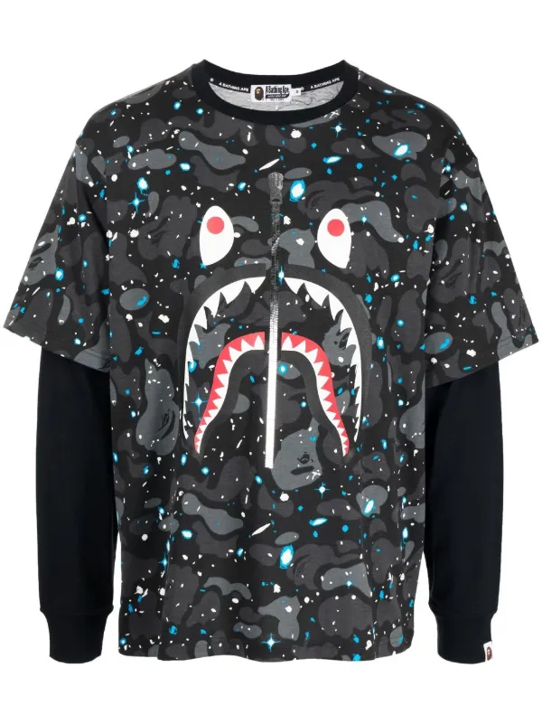 shark shirt bape