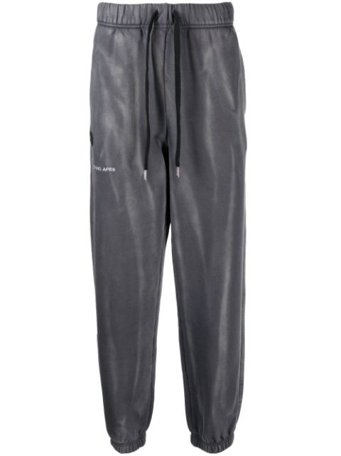 AAPE BY *A BATHING APE shimmer-effect drawstring track pants Men