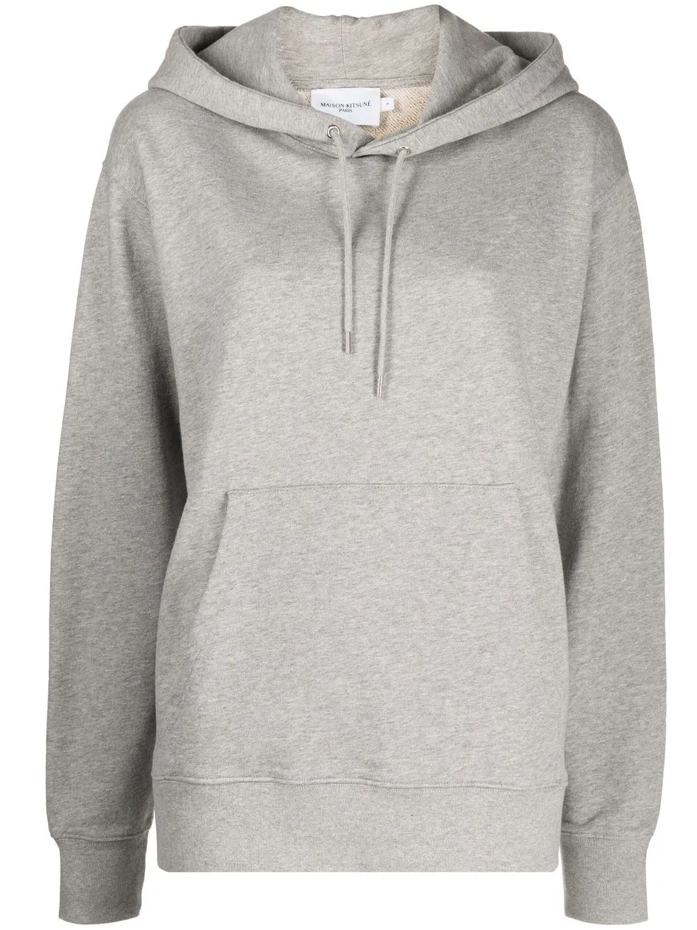 

Maison Kitsuné rear graphic-print detail hoodie - Grey