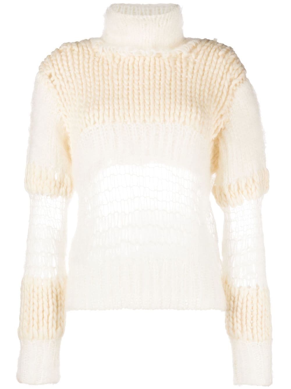 Image 1 of Undercover textured-knit mahir wool-blend jumper