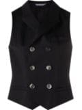 Undercover double-breasted waistcoat - Black