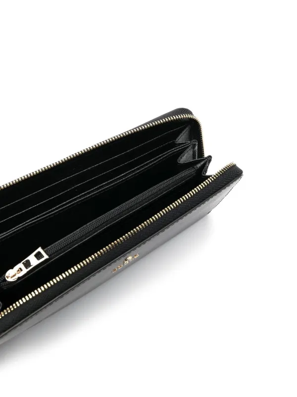 Furla logo-plaque Leather Wallet Black FARFETCH ID