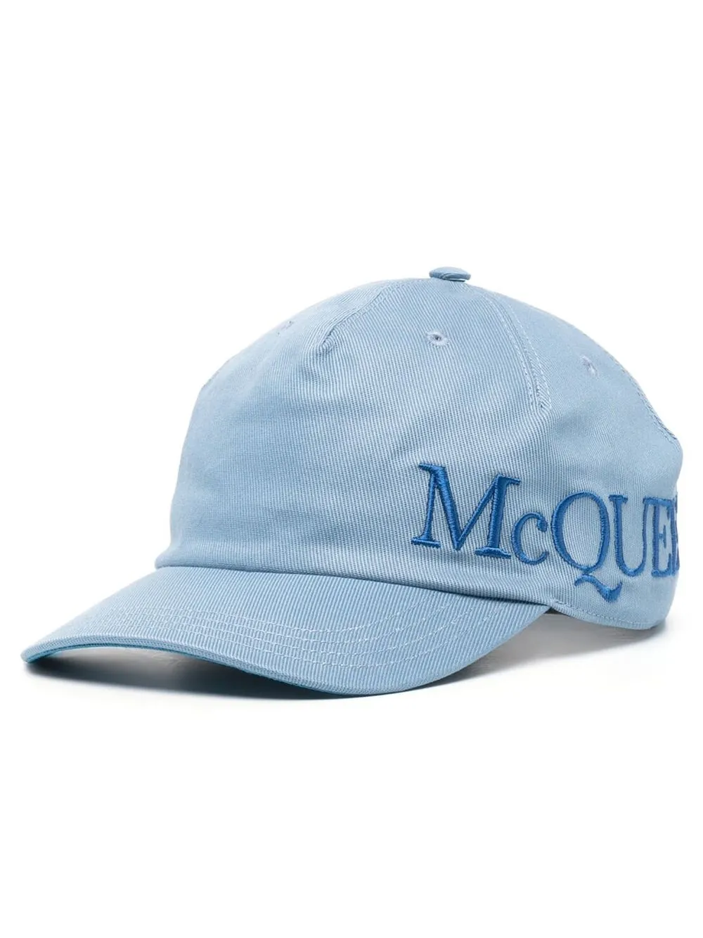 

Alexander McQueen embroidered-logo baseball cap - Blue