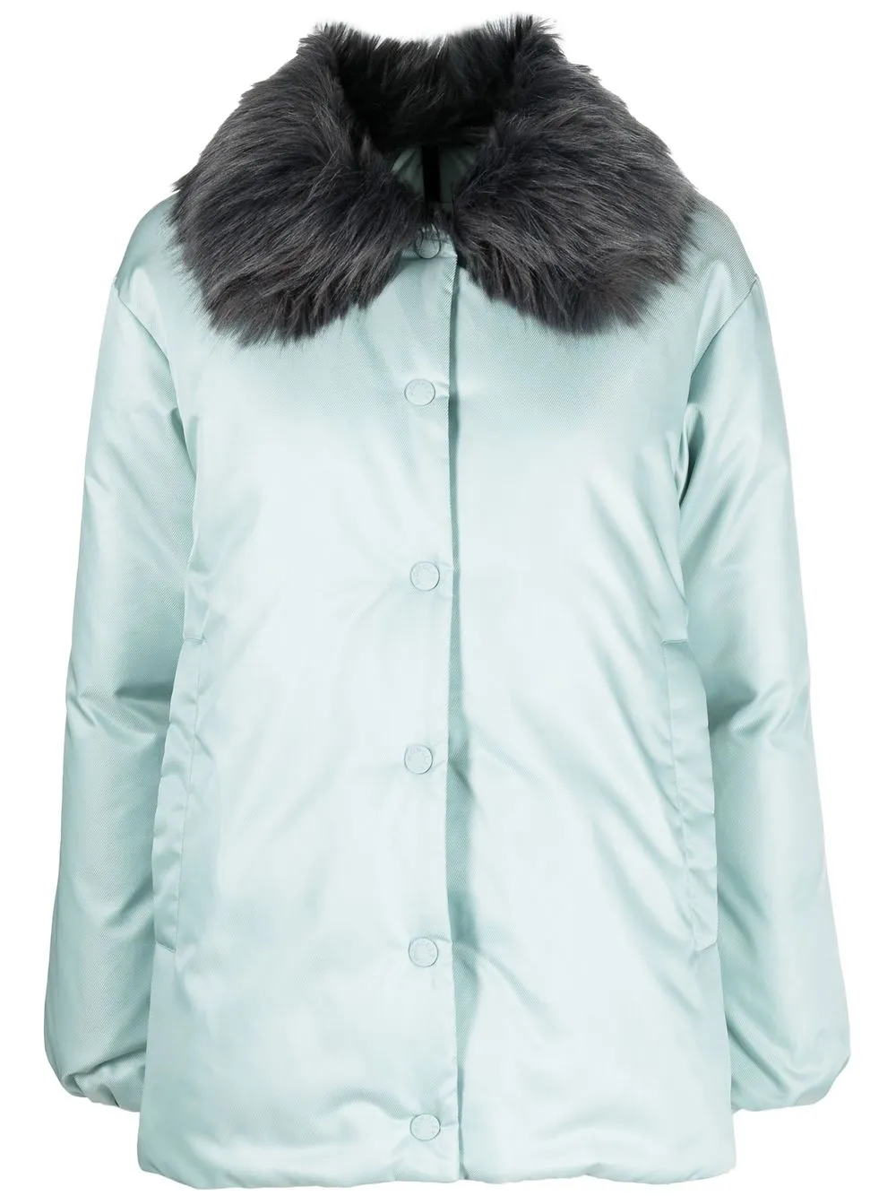 

Moncler single-breasted coat - Blue