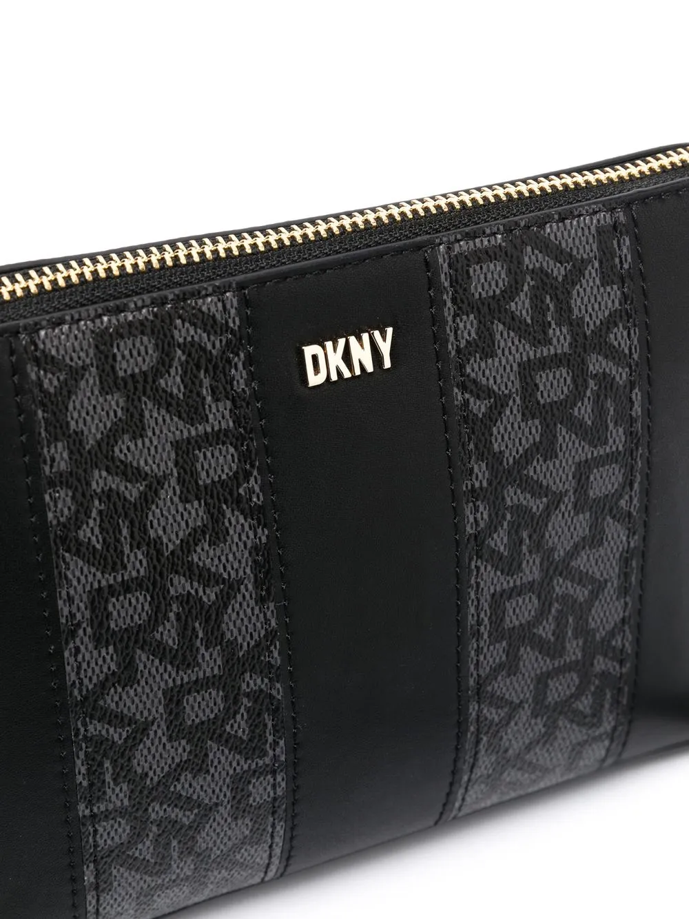 Dkny Bryant Coated Logo Crossbody Bag In Black ModeSens